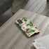 Christmas Holly on a Golden Background - Impact Resistant Phone Case